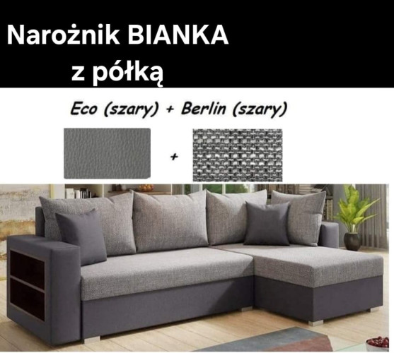 Narożnik BIANKA z półką